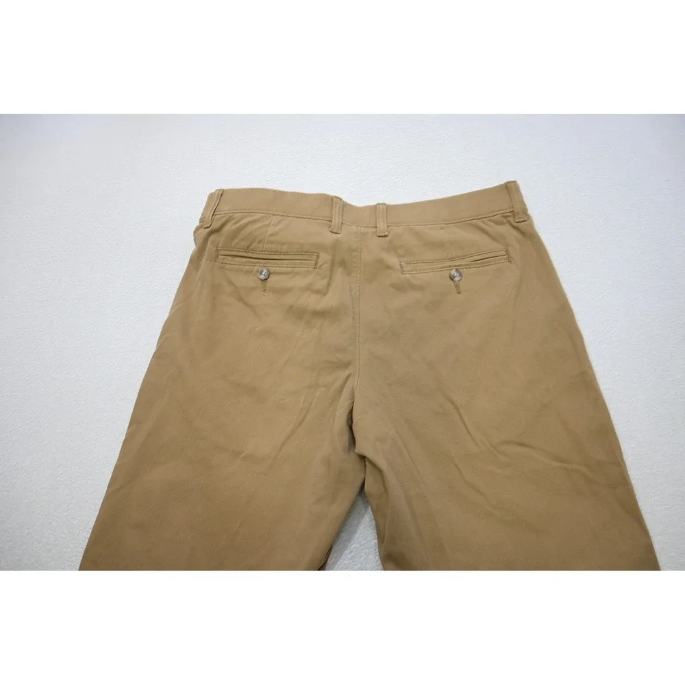 Sonoma Flexwear Pants Mens 33x32 Khaki Brown Straight Leg Chino‎ New NWT